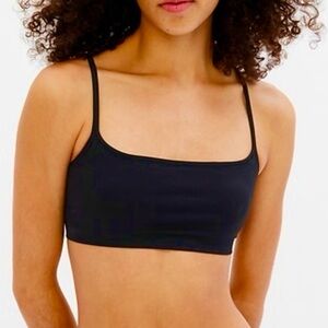 Gap Gapbody Intimates Dark Navy Blue Seamless Scoop Bralette XS X-Small